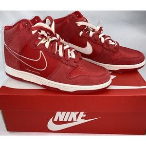 Nike Dunk High First Use University Red Sail DH0960-600 Men's Size 9